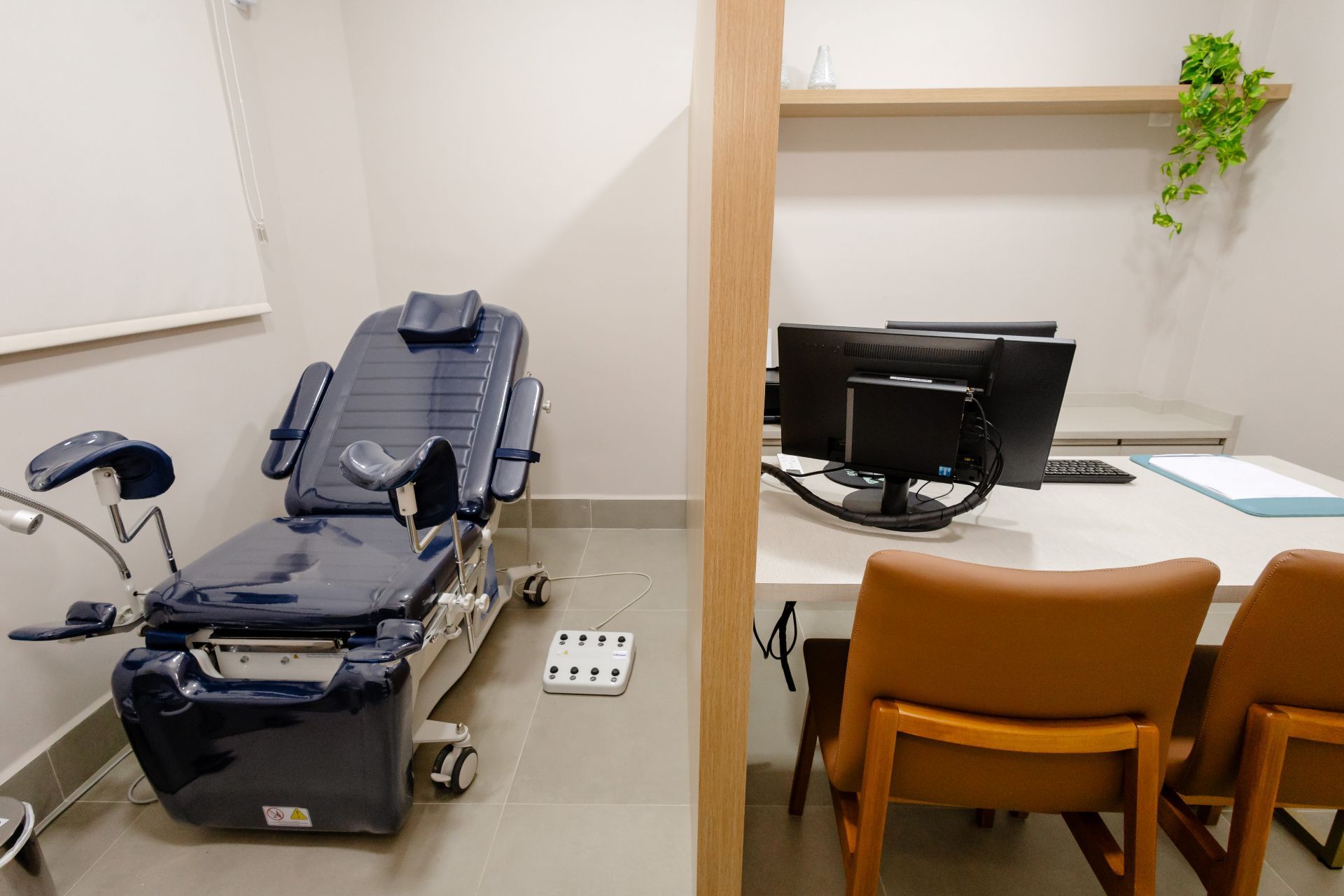 Sala de exames e atendimento